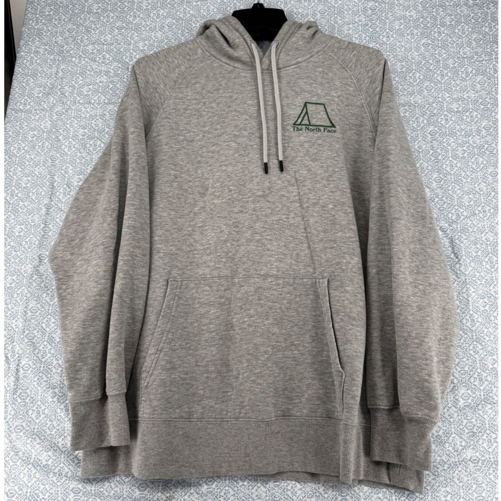 The North Face Womens XXL Gray Graphic Hoodie Mountain Mushroom NF0A81UA Pullove